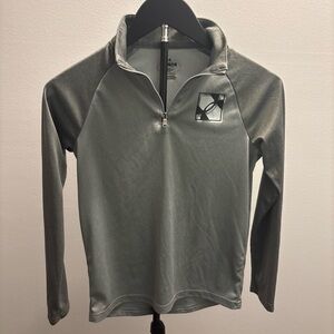 Under Armour Kids Gray Quarter-Zip Sweatshirt